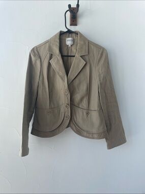 Armani Collezioni Beige Tailored Women's Blazer